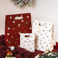 Sac cadeau de Noël haut de gamme, sac fourre-tout petit format, grande boîte de Noël, sac à bonbons, papier cadeau, petit sac