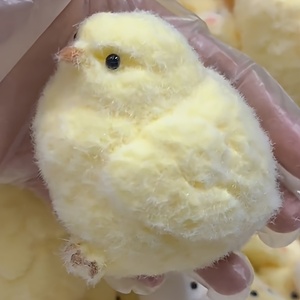 <span class=keywords><strong>Peluche</strong></span> all'ingrosso: <span class=keywords><strong>Pulcino</strong></span> Artigianale in Silicone Morbido, Giocattolo Super Squishy per Gadget per Feste, Simpatico Pupazzo di Pollo in TPR - Product Image 3