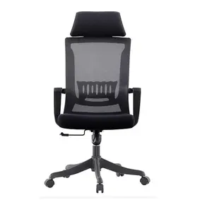 Venta al por mayor nuevo estilo ergonómico giratorio sillas ejecutivas altura ajustable ordenador respaldo alto rodante tarea malla silla de oficina