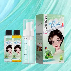 Factory Made New Product Physical Bubble Hair Dye Black Hairdye