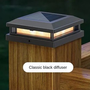 Lámpara de poste LED impermeable IP65 para exteriores, columna de acero inoxidable para valla de jardín, puerta, Villa, decoración de paisaje, Pilar - Product Image 2