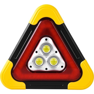 Luce Stroboscopica LED COB Ricaricabile USB, Lampada di Emergenza Riflettente in ABS PC a Forma Triangolare, Segnale Stradale per Veicoli - Product Image 1