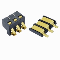 3/4Pin Connecteur de Batterie Pression Positive 2.5PH Patch de Soudage Interne 6.4 Hauteur Colonne Contact Mâle Siège