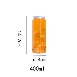 250ml 300ml 500ml 1000ml botellas de plástico PET con anillo de tracción tarro transparente latas de bebidas de plástico de grado alimenticio para mascotas con tapas - Product Image 5