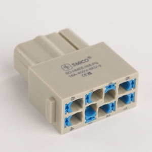 Conector Modular de Alta Resistencia de 16 A, <span class=keywords><strong>Enchufe</strong></span> Hembra de 8 Posiciones 09140082733 y 09140082734 para Gabinete de Control de Automatización - Product Image 3