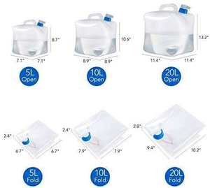 Outdoor Portable 5L 10L 20L Collapsible <strong>Water</strong> Storage Container Bag Folding Bucket With <strong>Tap</strong> - Product Image 3