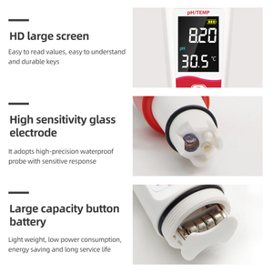 <strong>PH</strong>-100 Portable Pen Type LCD Display Digital Water Quality Tester 2 in 1 Temperature <strong>PH</strong> <strong>Meter</strong> for Drinking Water Pool Aquarium - Product Image 3