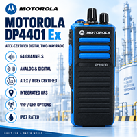 Radio portable Motorola DP4401Ex XiR P8608Ex VHF UHF bidirectionnelle ATEX IECEx Safe GPS IP67 pour les installations de raffinage de pétrole, de gaz et de produits chimiques