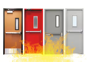 Trường nội thất khách sạn thương mại cửa thép chống cháy cửa bán buôn - Product Image 5