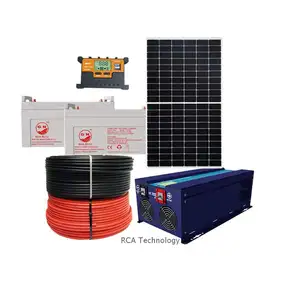 1kw带锂离子电池的离网太阳能系统单声道10 kw功率太阳能系统1000w太阳能系统迪拜