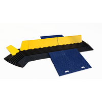Rampa de manguera de 5 canales Kit de protector de cable resistente con rampa para silla de ruedas
