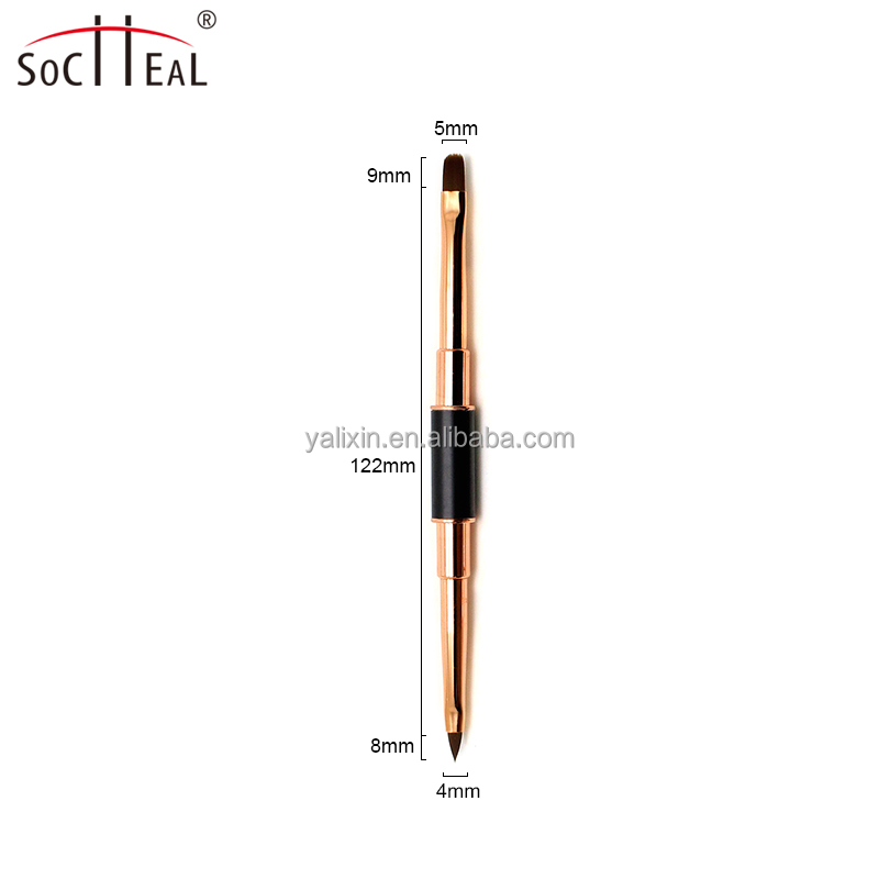 cepillo ovalado y 3D para uñas