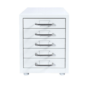 Hiện Đại Màu Xám Trẻ Em Máy Tính Để Bàn Lưu Trữ Kim Loại Tủ Hồ Sơ Với 5 Ngăn Kéo - Product Image 3