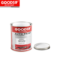 Fabricants de peintures automobiles 1 gallon 1L GOODSIF Vernis acrylique de couleur noire 1K 2K Peinture automobile