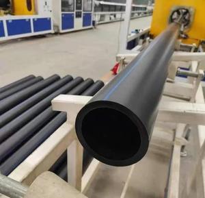 Tuyau d'eau en polyéthylène haute densité PE100 PN16 norme ISO DN90 DN160 DN630 DN1000 DN1200 SDR9 SDR11 en plastique HDPE noir - Product Image 5