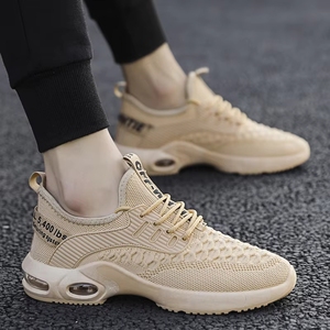 Chaussures de sport décontractées pour hommes, confortables, antidérapantes, pour l'extérieur, avec coussin d'air tissé, pour la course à pied - Product Image 5