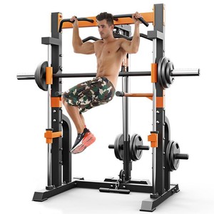 Multi Functional Smith Machine Gantry Squat <b>Rack</b> <b>Bench</b> Press Barbell <b>Rack</b> Fitness Equipment For Home Gym Systems - Product Image 3
