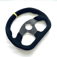 Volant de course Sim plat de 320mm de diamètre en forme de D