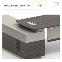 Mesa de Oficina Moderna, Muebles de Oficina de Lujo, Escritorio de Madera, Escritorio de Oficina, Escritorio de Computadora de Lujo, Escritorio Grande
