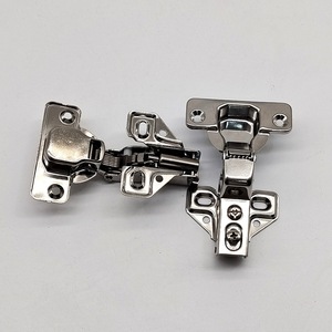 Bisagra de Acero Inoxidable de Brazo Corto para Puerta de Armario con Amortiguador, Diseño Minimalista, Fácil Instalación, Uso en Armarios - Product Image 1