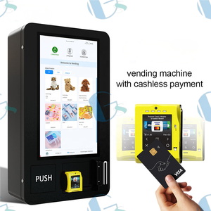 Máquina expendedora independiente montada en la pared inteligente de 32 pulgadas Sistema de pago de monedas de verificación de edad Sistema de pago de monedas al por menor popular - Product Image 5
