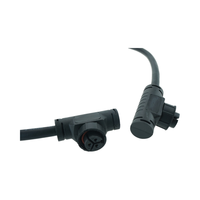 Connecteur mâle/femelle DC étanche IP67/68 de type T à 2, 3 ou 4 broches pour éclairage LED extérieur et alimentation industrielle
