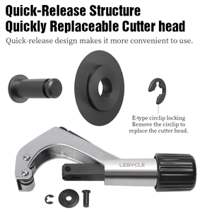 Coupe-tube de vélo LEBYCLE, coupe-tube de fourche, de tige de selle, de guidon et de cadre de vélo, outils de coupe pour atelier - Product Image 4