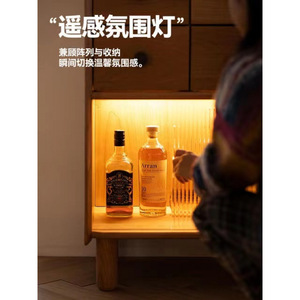 Solid Wood Chest Of Drawers 9 Compartments Cherry Wood Living Room Storage Cabinet Bedroom Side Cabinet Moisture Proof - Product Image 4