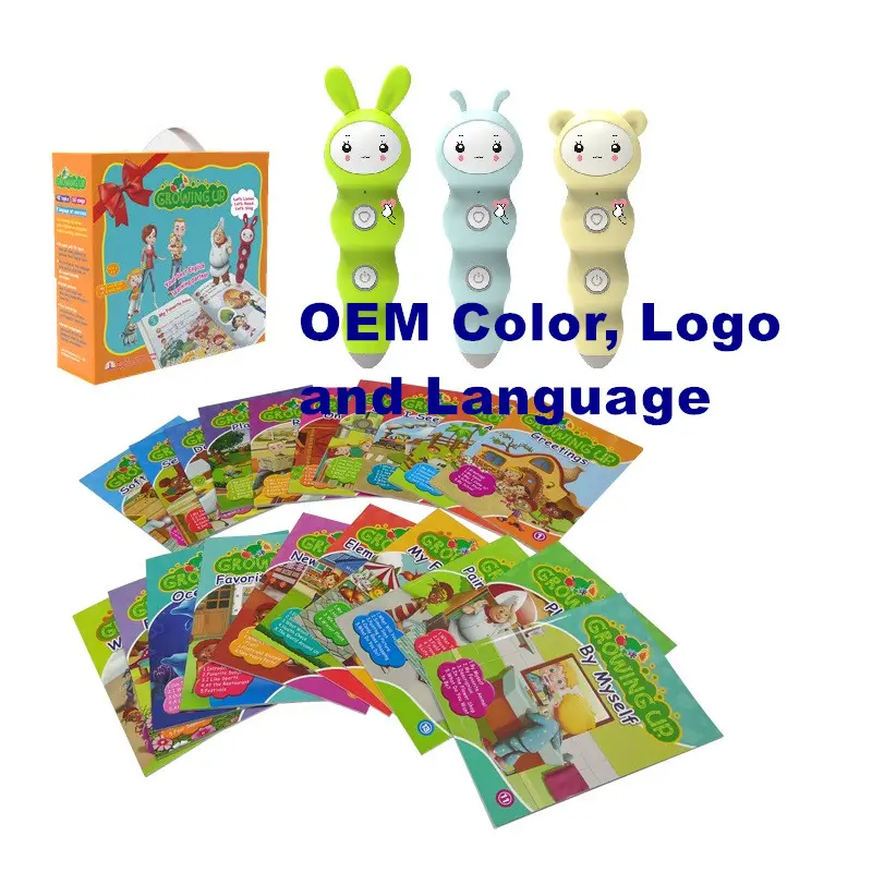 Детские английские книги для выращивания, чтение, умная говорящая ручка для чтения на английском языке