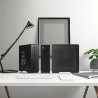 K10 Factory Custom Slim Industrial Desktop Case Vertical Mini ITX PC Case CFF Chassis Metal Mini Computer Computer Cases Towers
