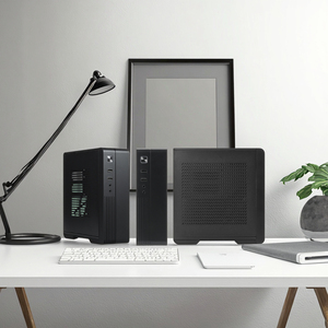 K10 nhà máy tùy chỉnh mỏng Máy tính để bàn công nghiệp trường hợp dọc Mini <span class=keywords><strong>ITX</strong></span> PC trường hợp cff Chassis kim loại máy tính mini Trường hợp máy tính tháp - Product Image 2