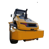 Rouleau compacteur monocylindre robuste 6114E de 14 tonnes avec moteur de pompe hydraulique de 103 kW