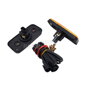 ไฟเลี้ยวด้านข้างฟอร์ดทรานซิทสีส้ม 12V พร้อมชุดสายไฟสำหรับรุ่นเอ็มเค 6 เอ็มเค 7 เปลี่ยนหลอดไฟเลี้ยว - Product Image 3