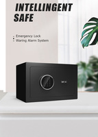 Caja Fuerte Pequeña para Almacenamiento de Efectivo, con Cerradura Electrónica de Contraseña, Caja de Seguridad Oculta para Dinero, Hogar, Hotel, Banco, Caja de Seguridad Digital