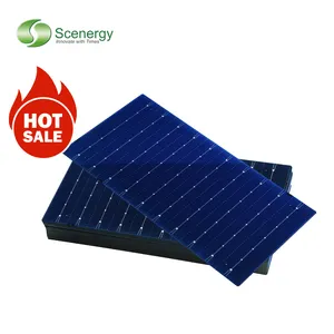 Scenergy 10BB Mono bifacial 182mm.22.8%~23.3% used monocrystal solar cell cell price for solar panel