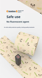 Wholesale Eco-Friendly Bamboo Toilet Paper Disposable 1/2/3/4 Ply Tissue Paper Natural OEM Gsm <b>Cheap</b> Price Rolling Core - Product Image 4