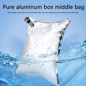 En Stock 5L 10L <span class=keywords><strong>20L</strong></span> Transparent aluminisé pliable de stockage d'eau de secours <span class=keywords><strong>bidon</strong></span> sac liquide stérile aseptique BIB sac avec <span class=keywords><strong>robinet</strong></span> - Product Image 4