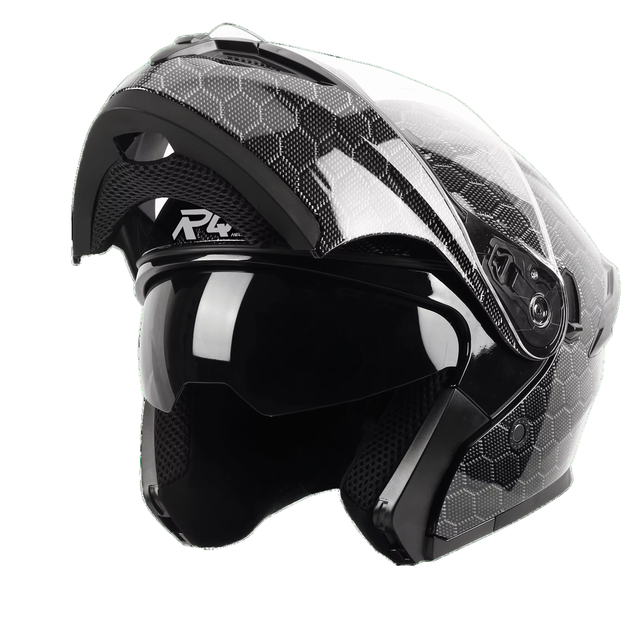 DOT&ECE Certificated High Quality Flip up Off-Road Racing Double Visor Motorcycle Helmet for Adults