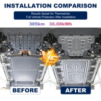 Plaque de protection anti-perforation pour BYD Seagull / Atto 1 305 km 30,08 kWh 405 km 38,88 kWh, en alliage d'aluminium résistant aux chocs