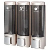 Triple Liquid Hand Soap Dispenser, Plastic, Hotel