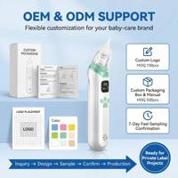 Aspirateur nasal électrique pour bébé, nettoyeur de nez, extracteur de mucus, pompe à aspiration 68Kpa, batterie 700mAh, sans BPA, embout en silicone souple