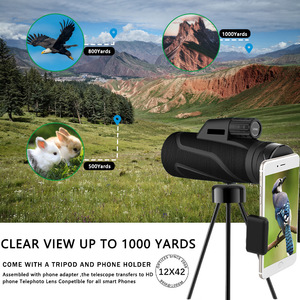 Kunpeng Monocular 12x42 High Definition Night Vision With Phone Adapter For Bird Watching And Outdoor Use - Product Image 2