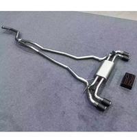 DZ für 540 540i B58 G30 3.0T Valvetronic Edelstahl Spiegelpoliertes Auspuffsystem mit Rücklauf