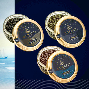 Cá nhân kaviar 3D Emboss lớn lên dày tại chỗ UV Iran trứng cá muối nhãn dán in ấn tùy chỉnh sticker cho trứng cá muối tin - Product Image 3