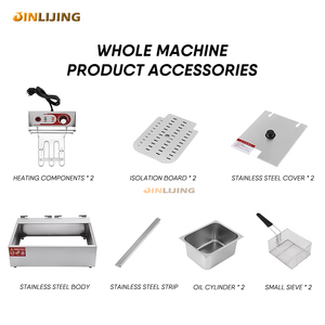 JINLIJING Équipement de cuisine personnalisé, remorque alimentaire, camion de restauration rapide mobile, remorque à hamburgers, friteuse électrique commerciale - Product Image 4