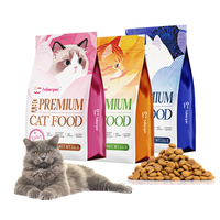 Commande en gros disponible, nourriture sèche pour chats sans gluten, à base de viande fraîche, riche en protéines, certifiée ISO, saveurs variées, pure.