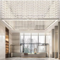 Grand Projet Plafonnier Suspendu Lustres Personnalisés Non Standard Lampes Suspendues pour Villa Projet Hôtel Hall