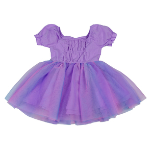 Niños fiesta Vintage niña verano bebé nuevo diseño niños Hada elfo con manga corta sueño unicornio <span class=keywords><strong>Lila</strong></span> <span class=keywords><strong>vestidos</strong></span> vestido - Product Image 4