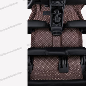 Alfombrillas de cuero para coche Skoda <span class=keywords><strong>Kodiaq</strong></span> 2016 2017 2018 2019 2020 2021 7 asientos 3 filas alfombra asiento pie cubierta <span class=keywords><strong>2022</strong></span> 2023 2024 2025 - Product Image 2