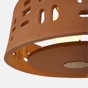 Vintage Style Leather Pendant <b>Light</b> Round E27 Chocolate Color Nordic Design Chandelier For Dining Room - Product Image 3